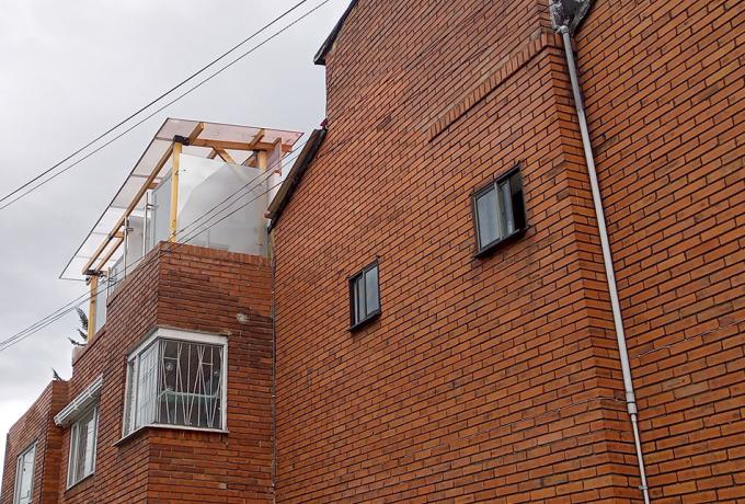 Vivienda Multifamiliar, terraza